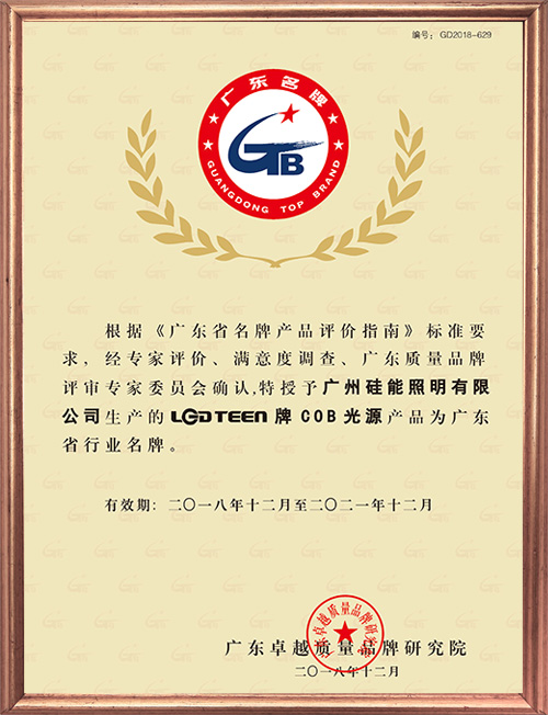 廣東省行業(yè)名牌產(chǎn)品